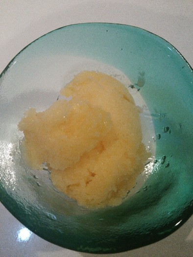 【簡単】オリーブオイル入りバニラアイスの写真