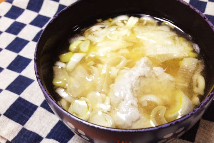 すり身の美味しいお味噌汁 たっぷりお葱で レシピ 作り方 By Shikkachan クックパッド 簡単おいしいみんなのレシピが360万品
