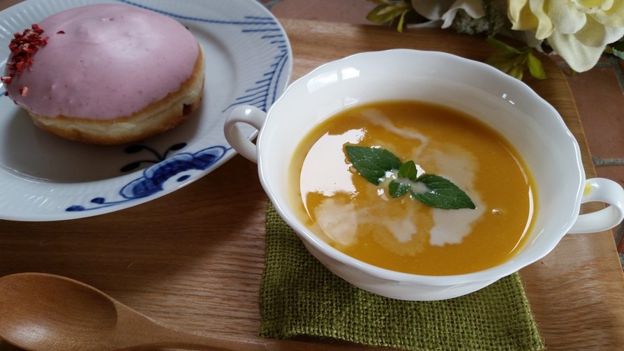 バターナッツかぼちゃの簡単スープの画像