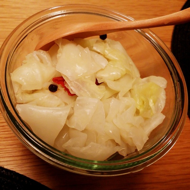 カレーのお供 キャベツのピクルス レシピ 作り方 By Panda1234 クックパッド 簡単おいしいみんなのレシピが361万品