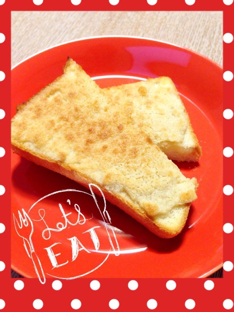 プチマクロ♡メロンパン風トーストの画像