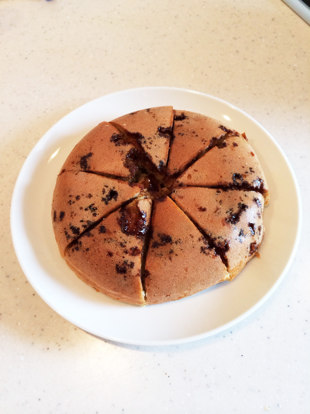 炊飯器で簡単♫もちもちHM黒糖ケーキの画像
