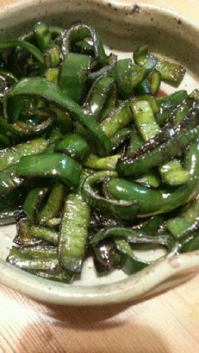 米国限定パブラノペッパー炒め