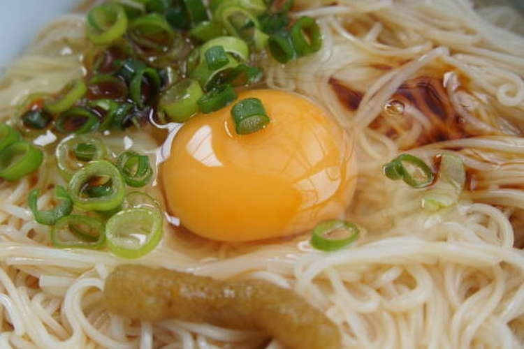 冷やしそうめんに飽きたら 釜玉そうめん レシピ 作り方 By さつきa クックパッド 簡単おいしいみんなのレシピが354万品