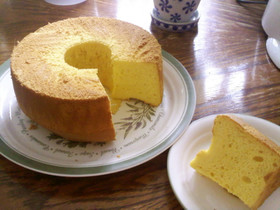 かぼちゃのシフォンケーキ
