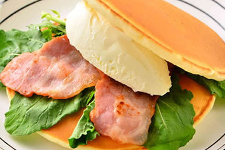 クリームチーズのパンケーキサンド レシピ 作り方 By クラフトチーズ クックパッド 簡単おいしいみんなのレシピが362万品