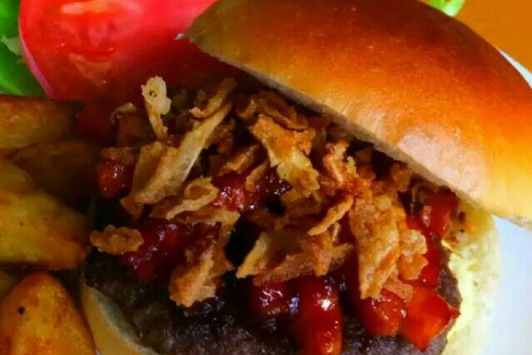 甘めbbqソースのテキサスハンバーガー レシピ 作り方 By Pokoぽん 彡 クックパッド 簡単おいしいみんなのレシピが355万品