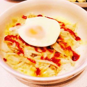 簡単*節約*もやしの洋風丼