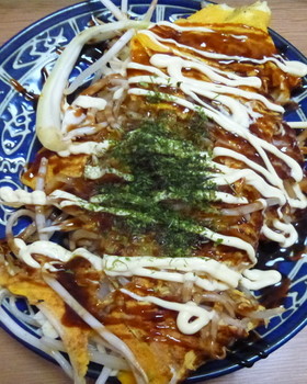 ホットプレートで簡単とんぺい焼き♪