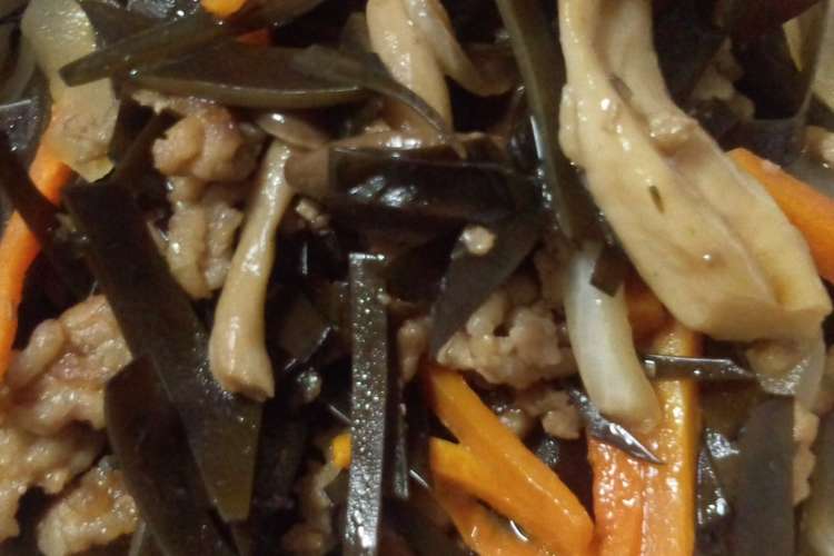 簡単 あらめと豚挽き肉の煮物 レシピ 作り方 By くまた クックパッド 簡単おいしいみんなのレシピが363万品