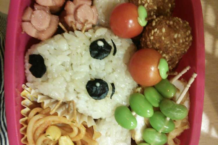 うちの犬キャラ弁 レシピ 作り方 By ﾄﾐﾄﾐ クックパッド