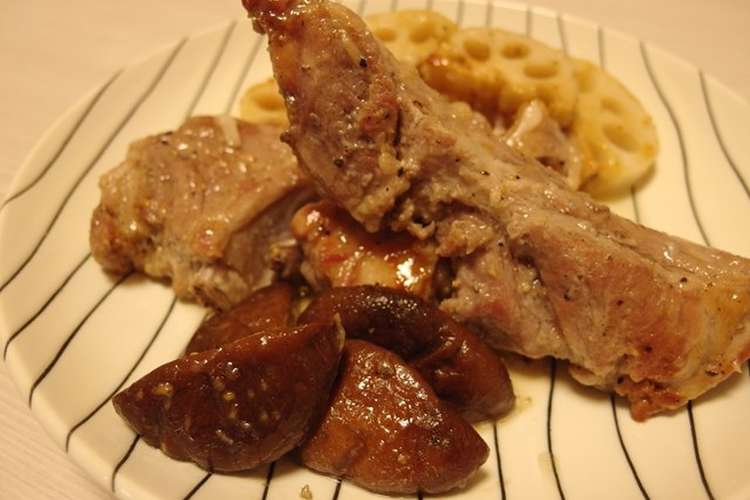 簡単旨い スペアリブのにんにく味覇焼き レシピ 作り方 By しまちゅう 旅情家 クックパッド