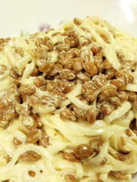 糖質制限!納豆マヨ糖質0g麺