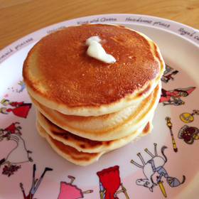 たまご無し乳無し♪フワフワパンケーキ