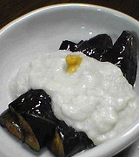 揚げなすの豆腐あんかけ