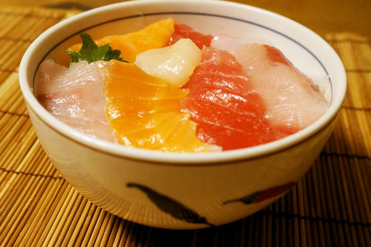 簡単 作り置き寿司酢で海鮮丼 レシピ 作り方 By ゆうゆう0221 クックパッド 簡単おいしいみんなのレシピが364万品