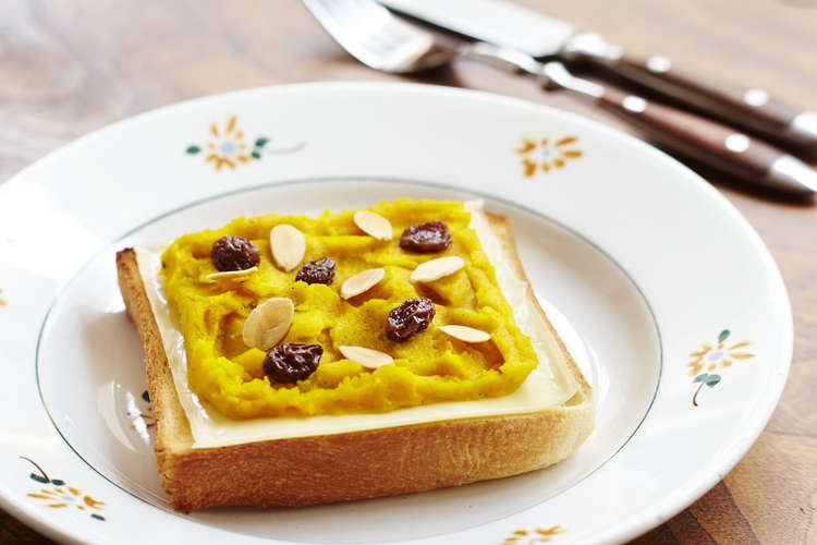 かぼちゃとチーズのスイーツトースト レシピ 作り方 By 六甲バター クックパッド 簡単おいしいみんなのレシピが360万品