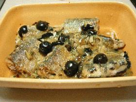 秋刀魚のオリーブ煮