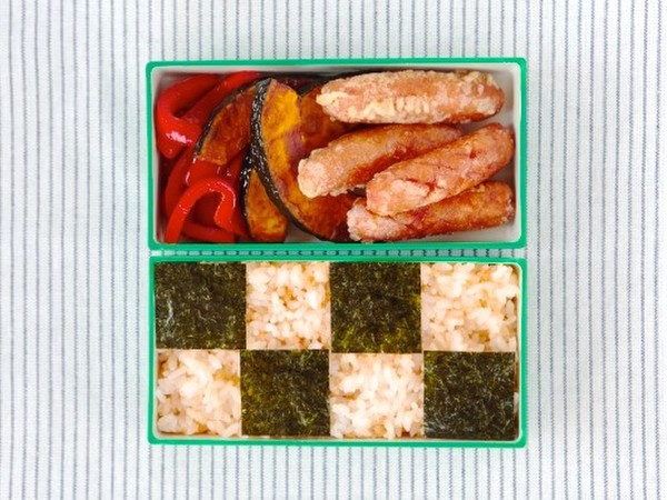 ウインナーから揚げののり弁当
