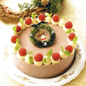 木いちごのクリスマスケーキ
