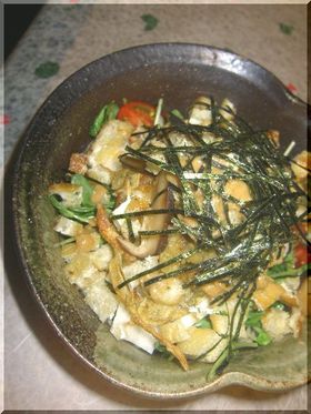 健康的でうまいサラダ蕎麦
