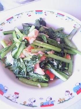 中華風青菜炒め☆オイスターソース風味