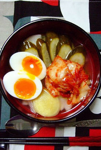 超ヘルシー☆韓国風冷麺！(ダブルキムチ)