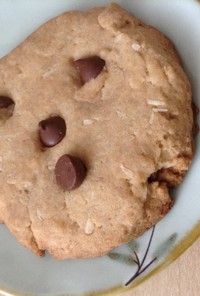 小麦粉なしビーガン チョコチップクッキー