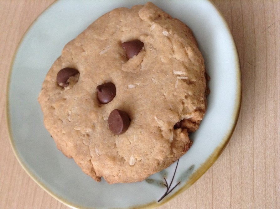小麦粉なしビーガン チョコチップクッキーの画像