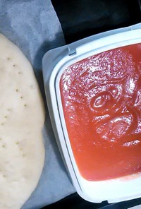 生トマトでマルゲリータソース