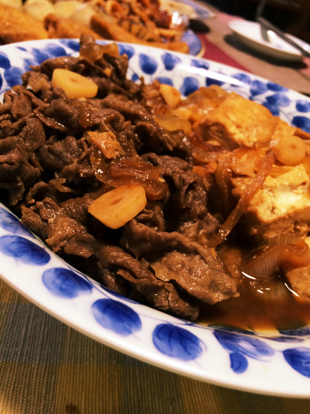 牛肉のしぐれ味の肉豆腐♡の画像