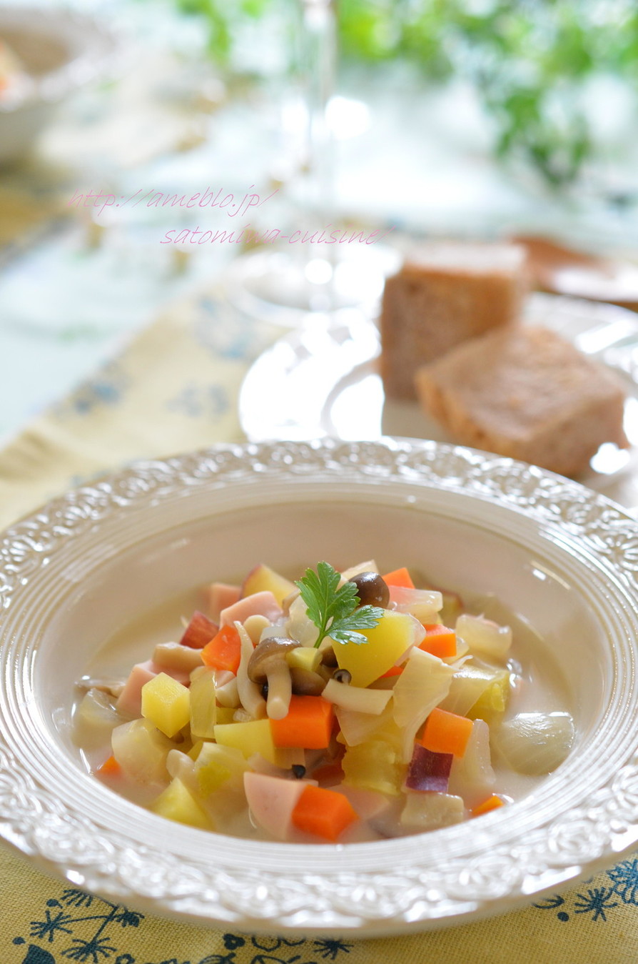 アーモンド効果♡野菜たっぷり食べるスープの画像