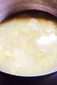 簡単鶏ガラ粉末中華スープ