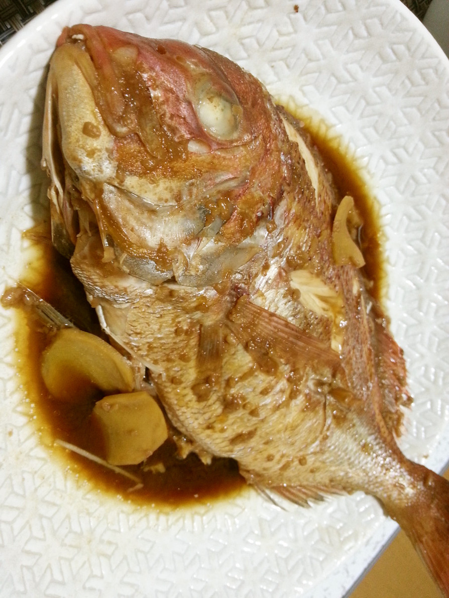 甘糀で鯛の煮付けの画像