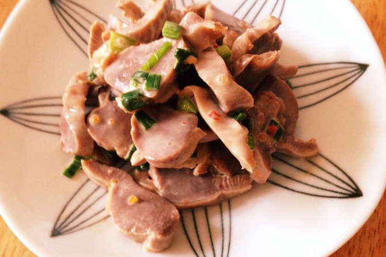 おつまみ 簡単 砂肝マヨぽんず Me レシピ 作り方 By Megandmako クックパッド 簡単おいしいみんなのレシピが349万品