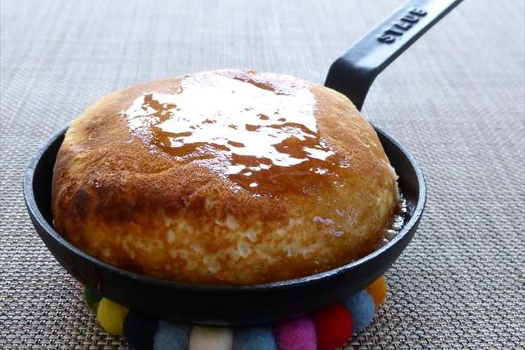 ストウブミニフライパンでパンケーキ レシピ 作り方 By さなえのおうちご飯 クックパッド