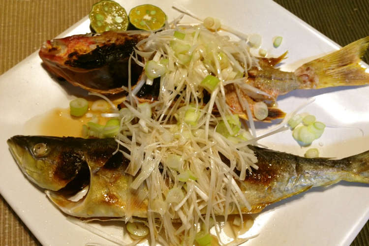 魚の揚げ油添え レシピ 作り方 By チチロー51 クックパッド