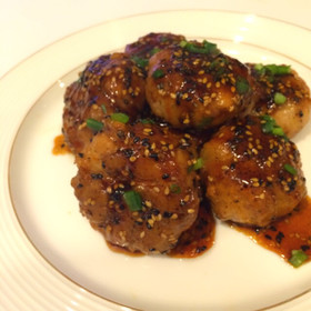 *ごちそう♡甘辛長芋豚バラステーキ*