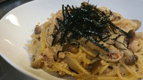 激ウマ!和風明太きのこパスタ