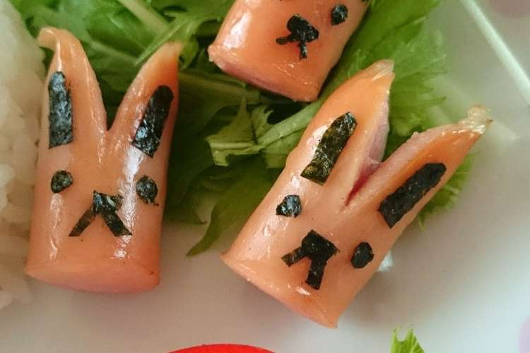 キャラ弁おかず ウインナーうさぎと人参 レシピ 作り方 By まなげ クックパッド 簡単おいしいみんなのレシピが351万品