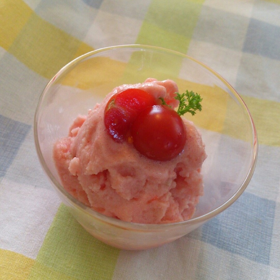 ＊シンプルなトマトのアイス＊の画像