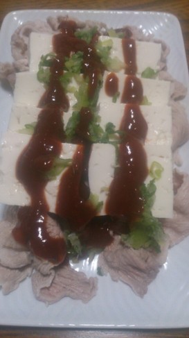 冷しゃぶのおつまみ韓国風