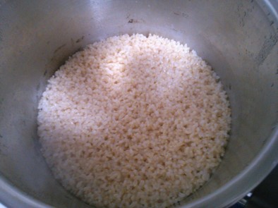 玄米の炊き方　【圧力鍋使用】の写真