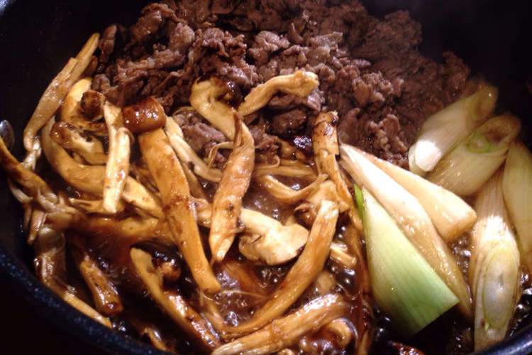 贅沢 絶品 松茸すき焼き レシピ 作り方 By ぞうさんのお台所 クックパッド 簡単おいしいみんなのレシピが353万品