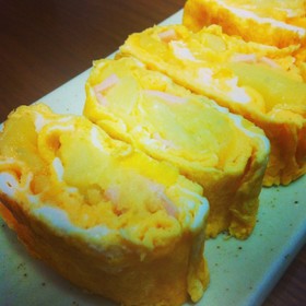 ポテサラ✖卵焼き お弁当に♫