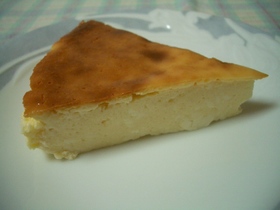 混ぜるだけ♪簡単ベークドチーズケーキ