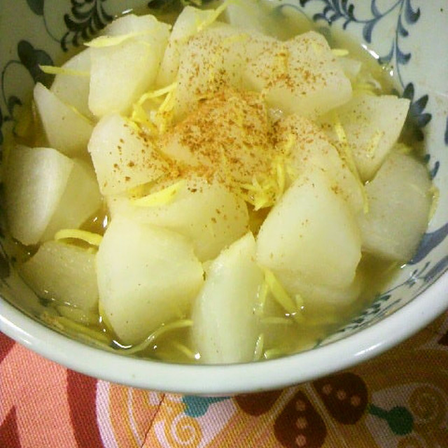 レンジで簡単 梨の蜂蜜蒸し レシピ 作り方 By きいのこ クックパッド
