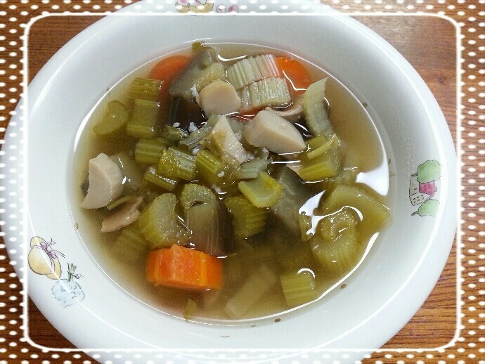 具沢山お野菜の食べる和風塩麹スープの画像