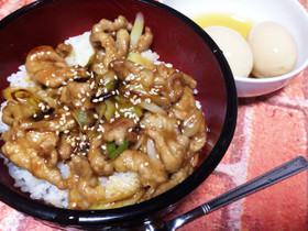 豚ネギ丼