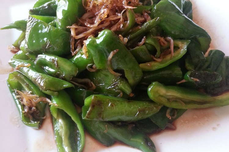 簡単 万願寺とうがらしのじゃこ炒め レシピ 作り方 By とりかもさん クックパッド